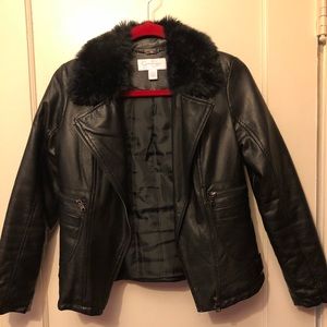 Black Jessica Simpson Biker Jacket